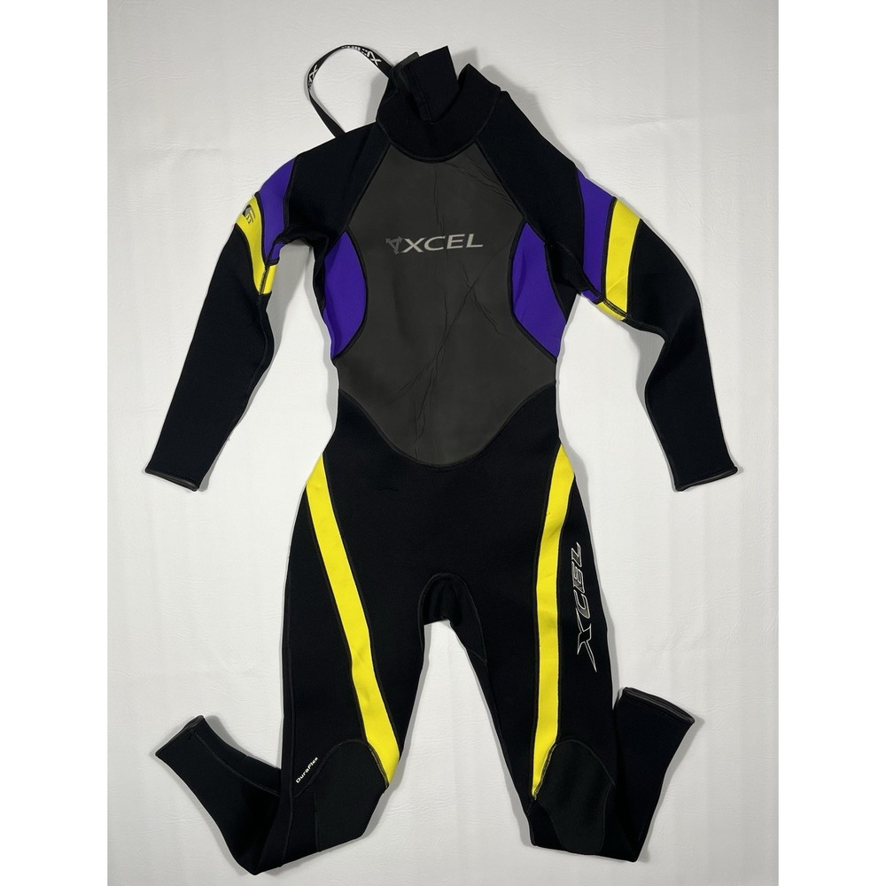 Xcel Wetsuit Womens 6 Black Duraflex 3.2mm Full Length Long Sleeve WX32XF02
